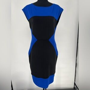 MAGGY‎ LONDON SHEATH HOURGLASS COLOR BLOCK DRESS